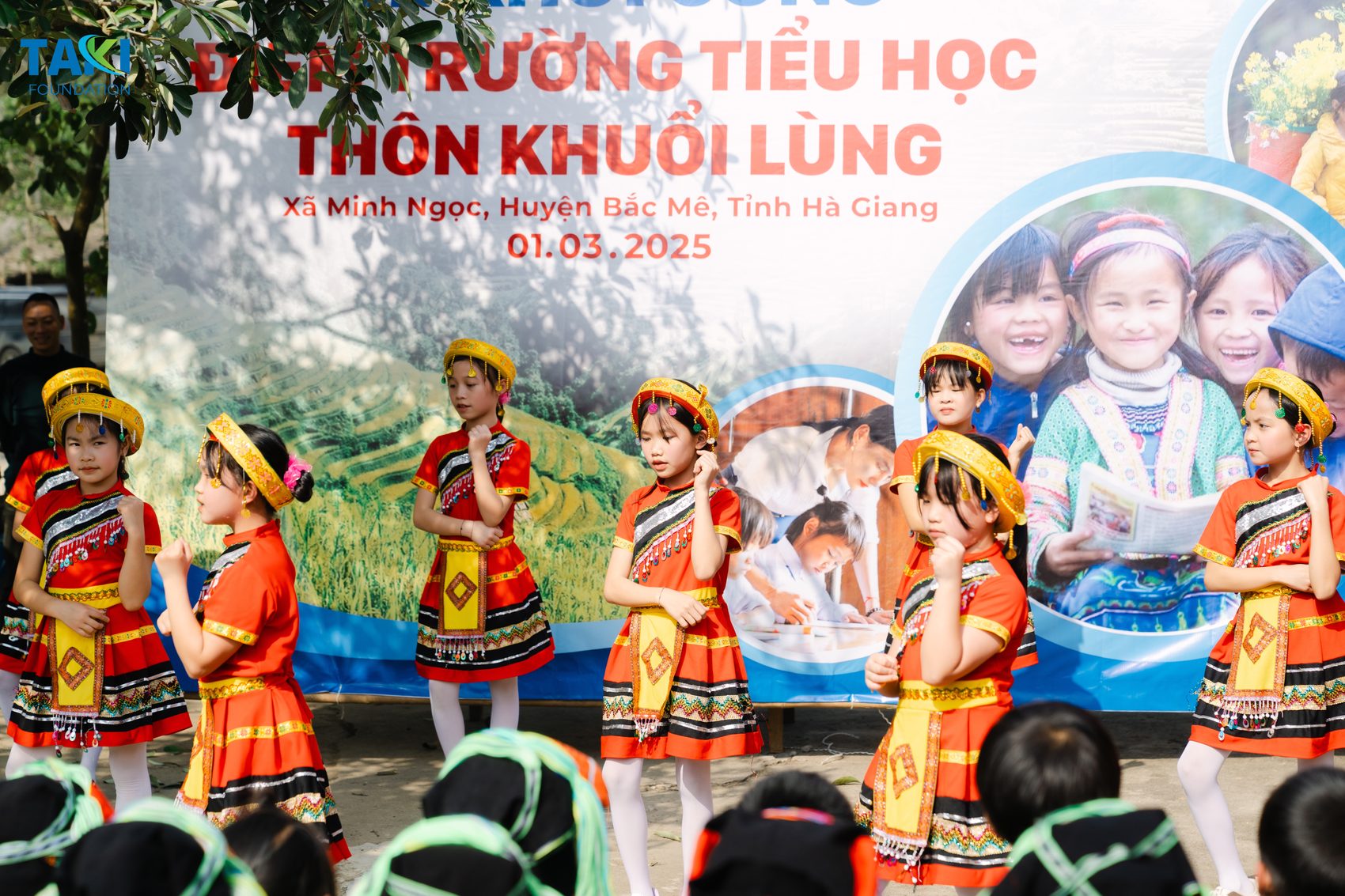 Lễ khởi công điểm trường tiểu học thôn Khuổi Lùng, Hà Giang